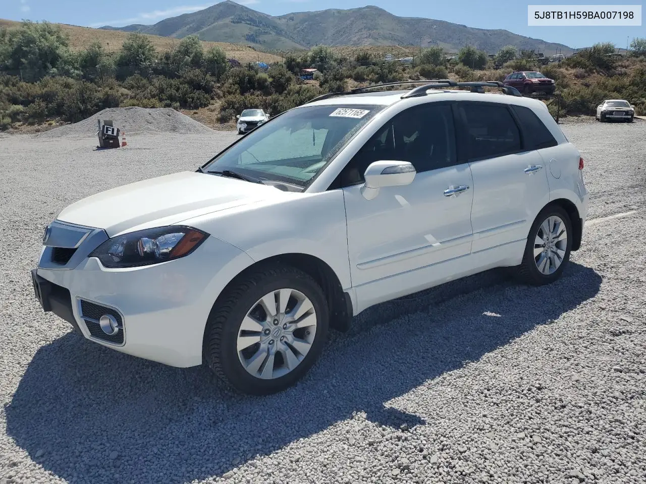 2011 Acura Rdx Technology VIN: 5J8TB1H59BA007198 Lot: 62571165