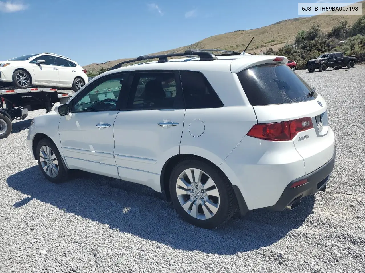2011 Acura Rdx Technology VIN: 5J8TB1H59BA007198 Lot: 62571165