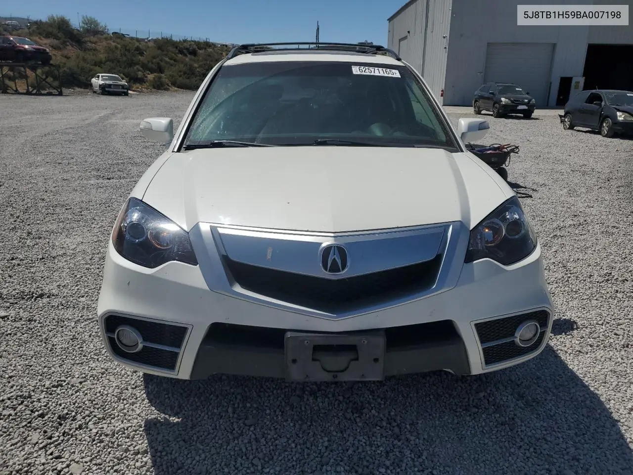 2011 Acura Rdx Technology VIN: 5J8TB1H59BA007198 Lot: 62571165