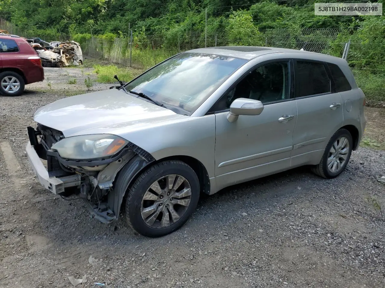 2011 Acura Rdx VIN: 5J8TB1H29BA002198 Lot: 62986015