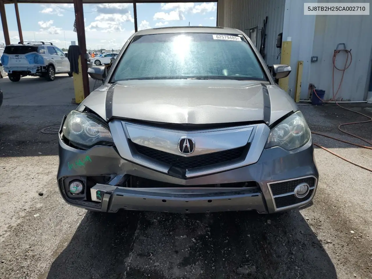 2012 Acura Rdx VIN: 5J8TB2H25CA002710 Lot: 62579485