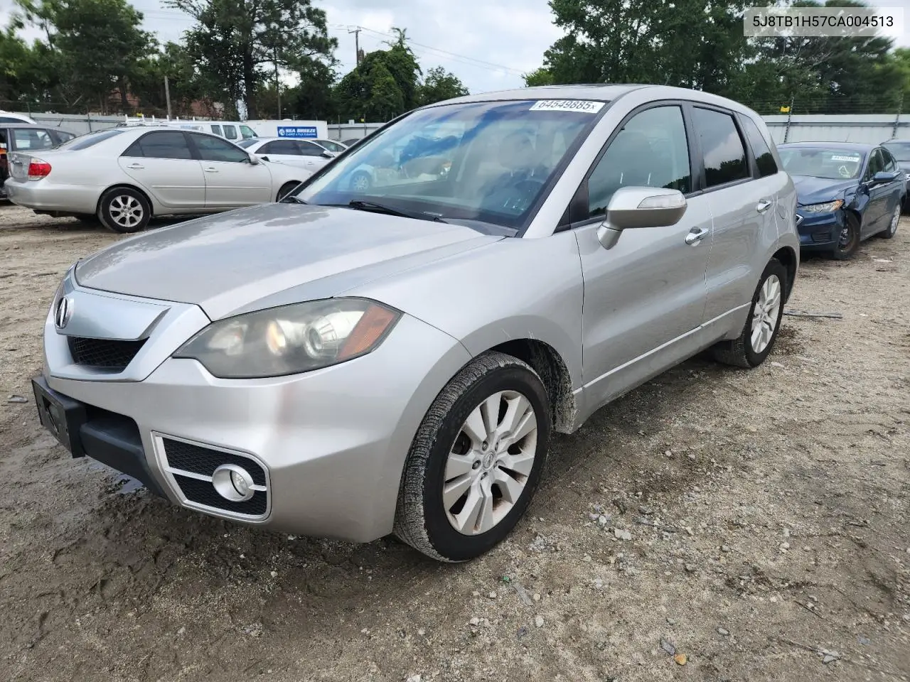 2012 Acura Rdx Technology VIN: 5J8TB1H57CA004513 Lot: 64549885