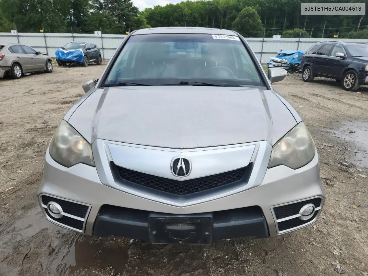 2012 Acura Rdx Technology VIN: 5J8TB1H57CA004513 Lot: 64549885