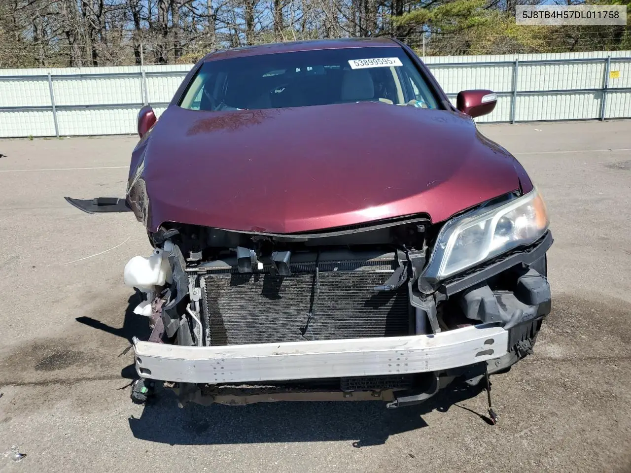 2013 Acura Rdx Technology VIN: 5J8TB4H57DL011758 Lot: 53899595