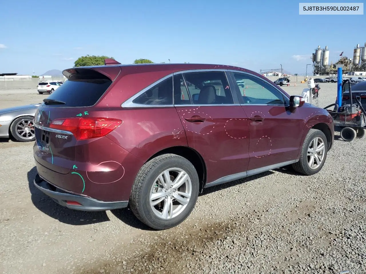 2013 Acura Rdx Technology VIN: 5J8TB3H59DL002487 Lot: 56958245
