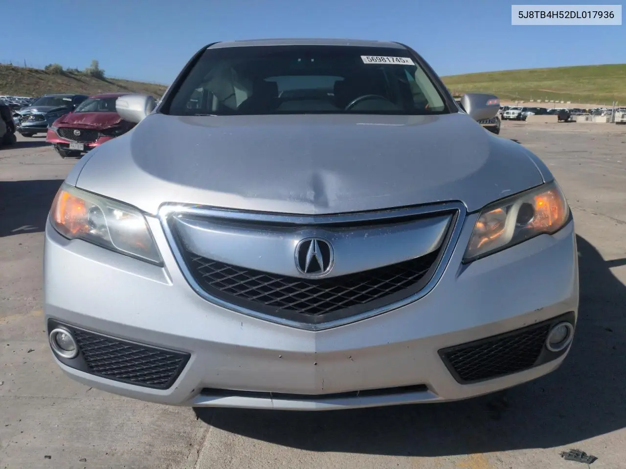 2013 Acura Rdx Technology VIN: 5J8TB4H52DL017936 Lot: 56981745