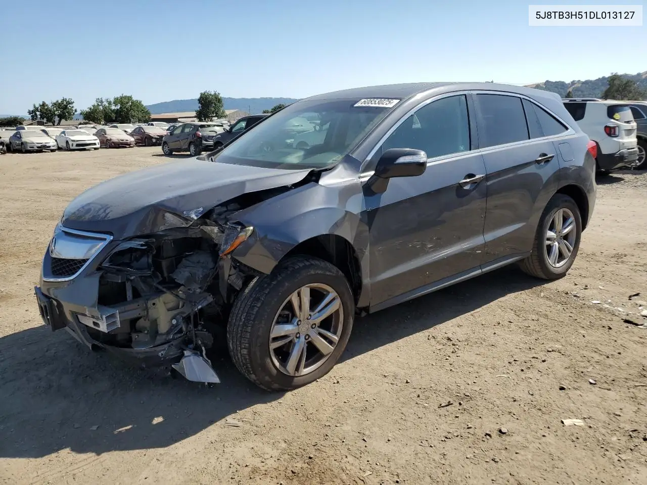 2013 Acura Rdx Technology VIN: 5J8TB3H51DL013127 Lot: 60853025