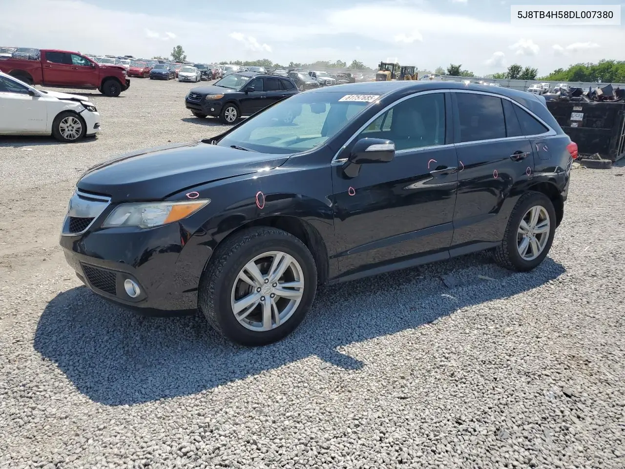 2013 Acura Rdx Technology VIN: 5J8TB4H58DL007380 Lot: 61757685