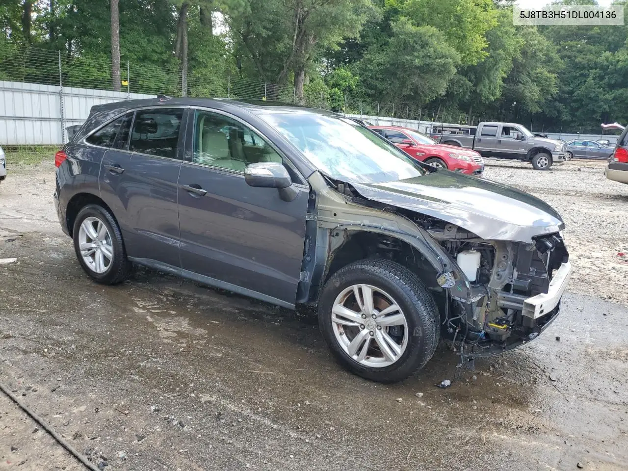 2013 Acura Rdx Technology VIN: 5J8TB3H51DL004136 Lot: 62217105