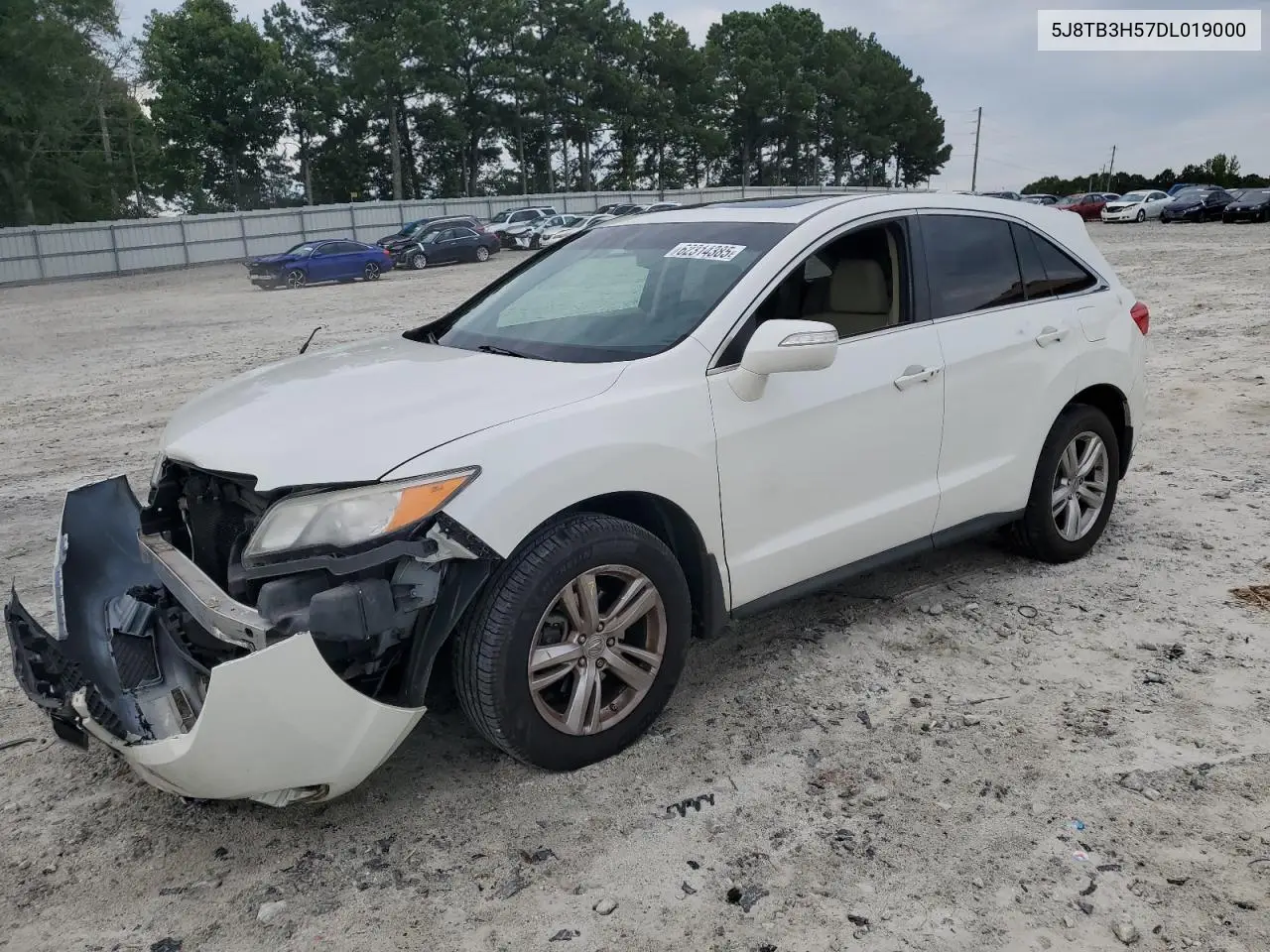 2013 Acura Rdx Technology VIN: 5J8TB3H57DL019000 Lot: 62314385