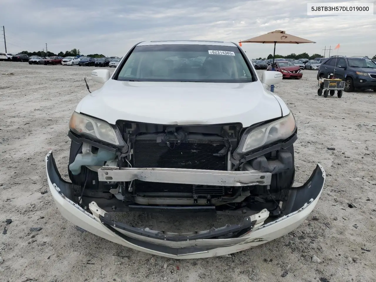 2013 Acura Rdx Technology VIN: 5J8TB3H57DL019000 Lot: 62314385