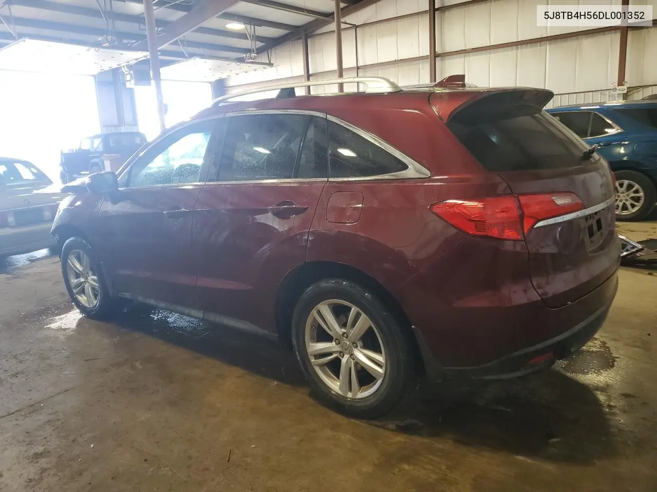 2013 Acura Rdx Technology VIN: 5J8TB4H56DL001352 Lot: 62698665
