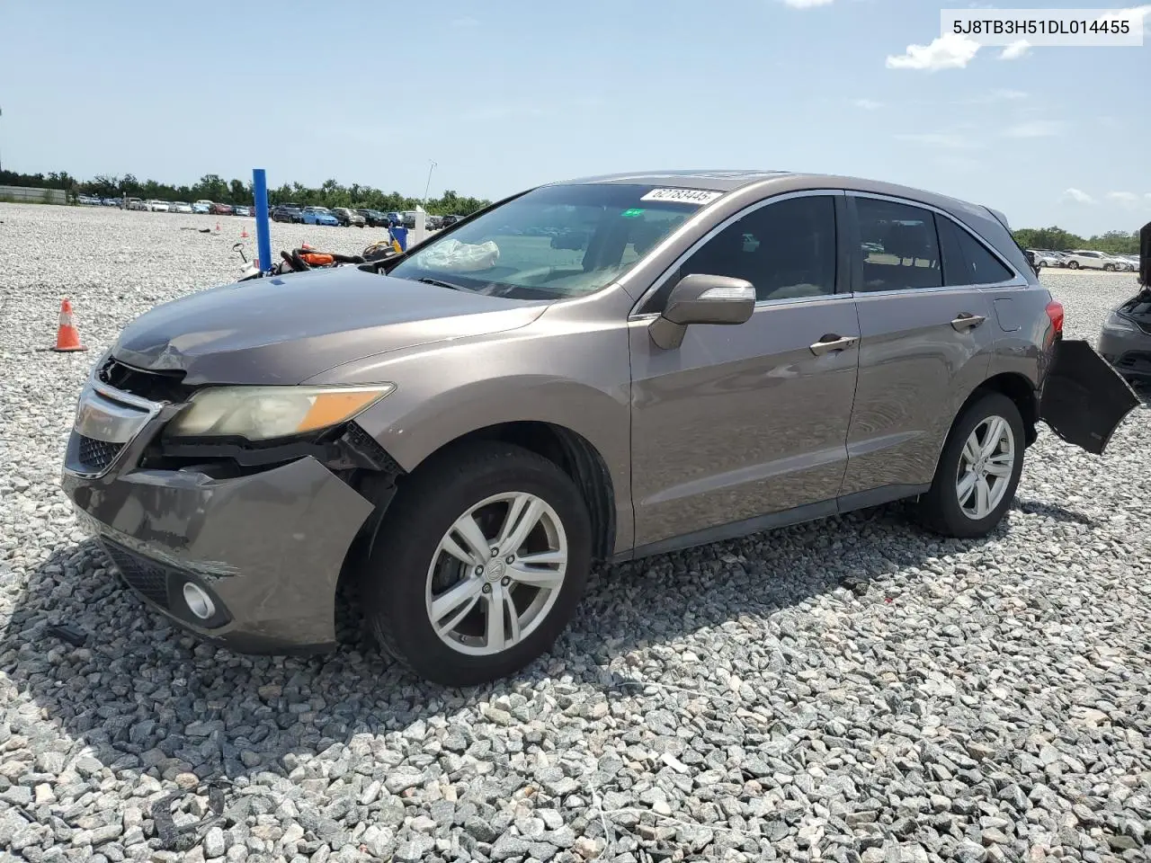 2013 Acura Rdx Technology VIN: 5J8TB3H51DL014455 Lot: 62783445