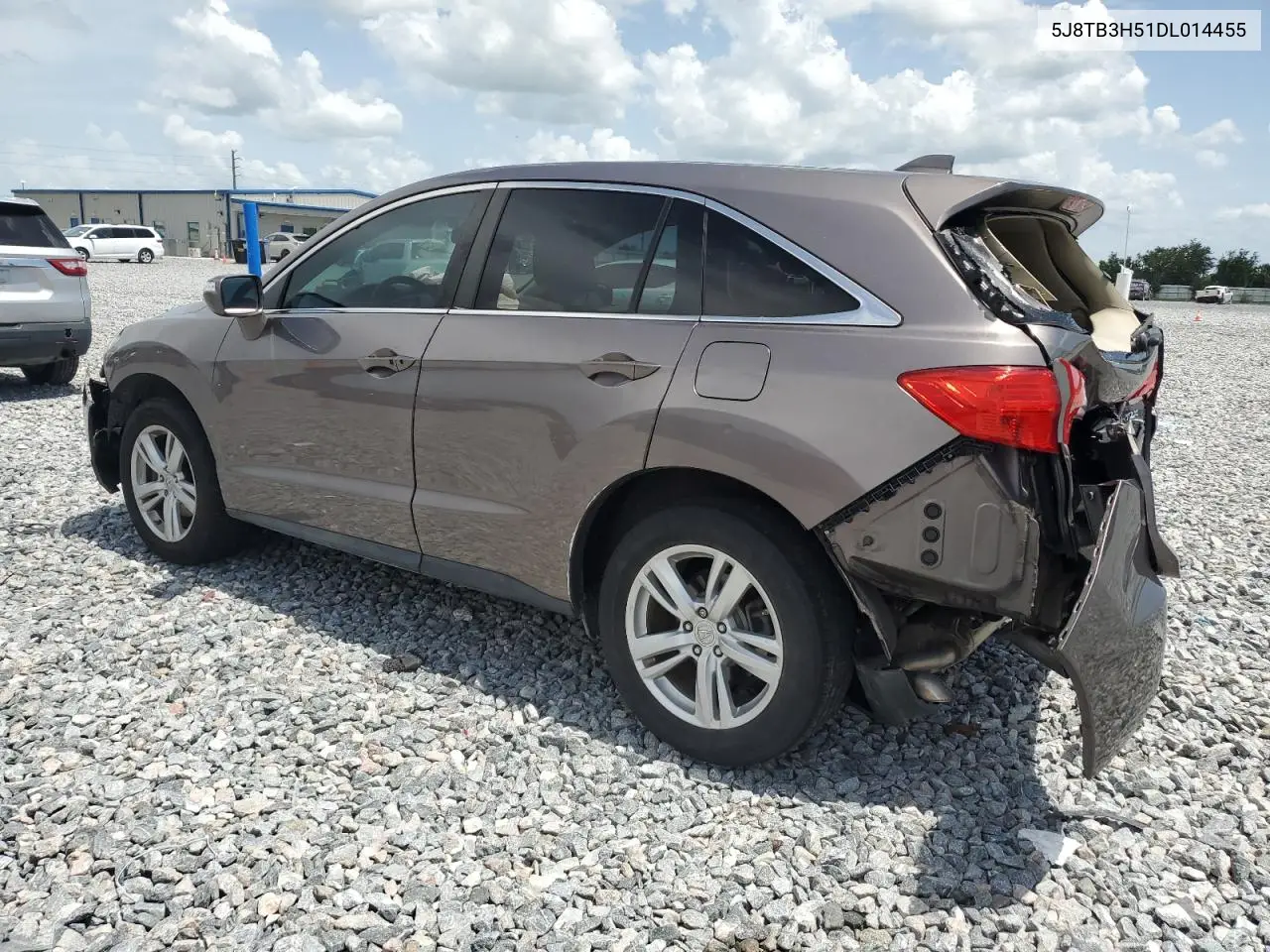 2013 Acura Rdx Technology VIN: 5J8TB3H51DL014455 Lot: 62783445