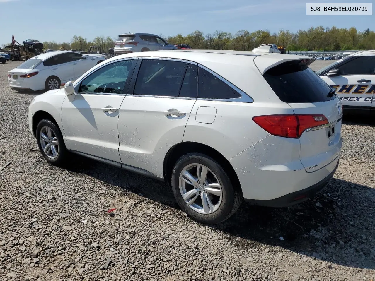 2014 Acura Rdx Technology VIN: 5J8TB4H59EL020799 Lot: 54353515