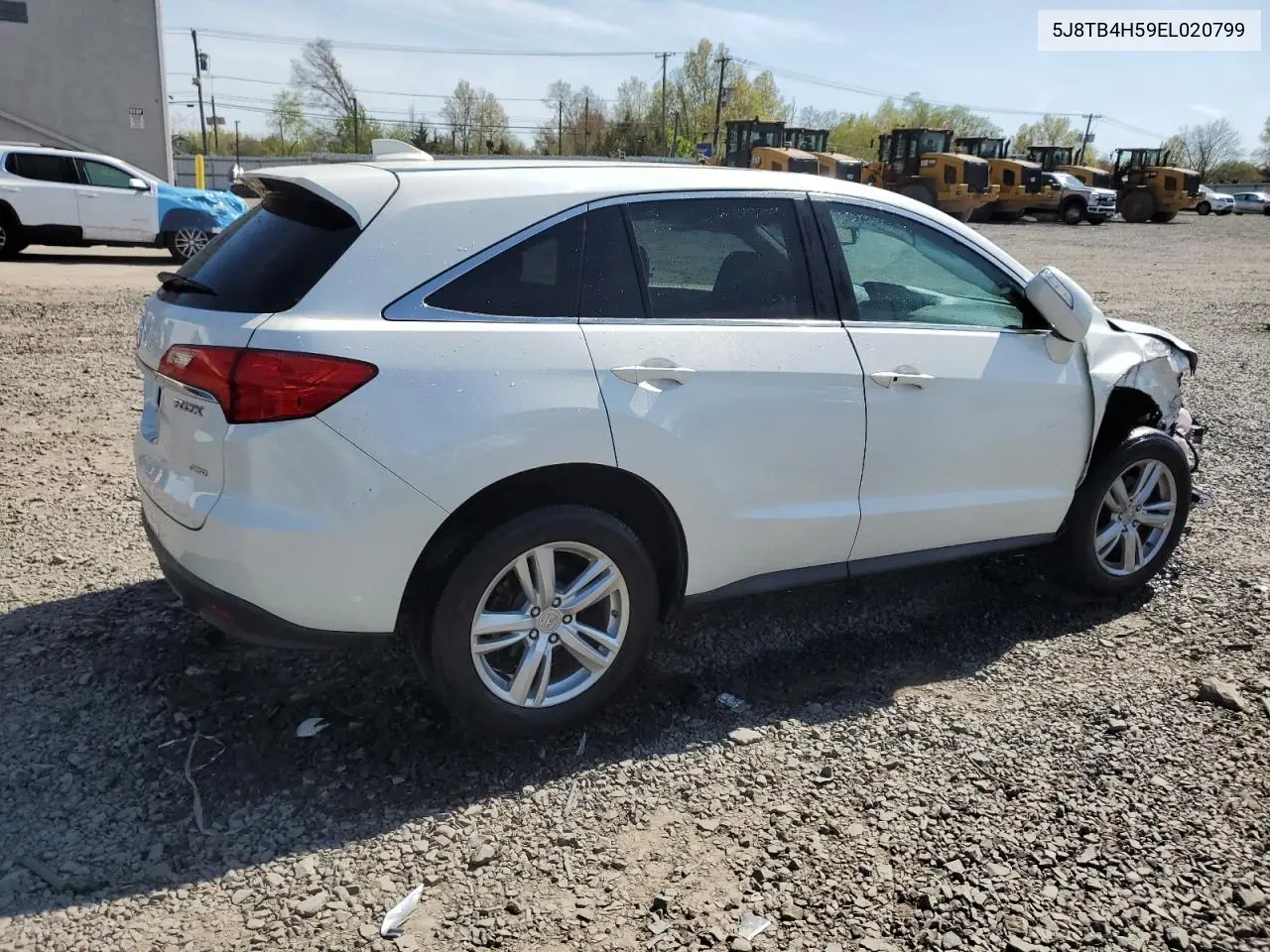 2014 Acura Rdx Technology VIN: 5J8TB4H59EL020799 Lot: 54353515