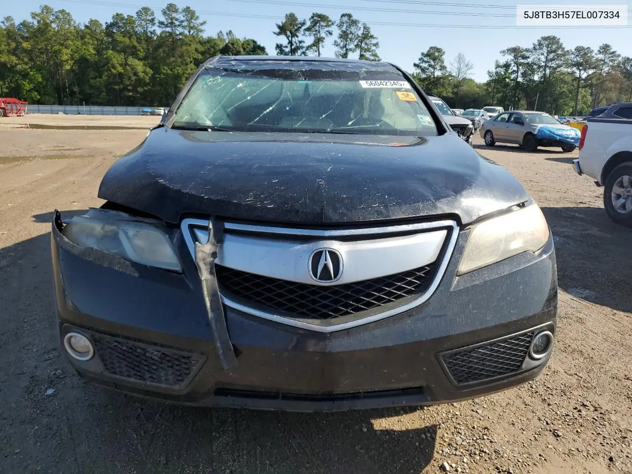 2014 Acura Rdx Technology VIN: 5J8TB3H57EL007334 Lot: 56042345