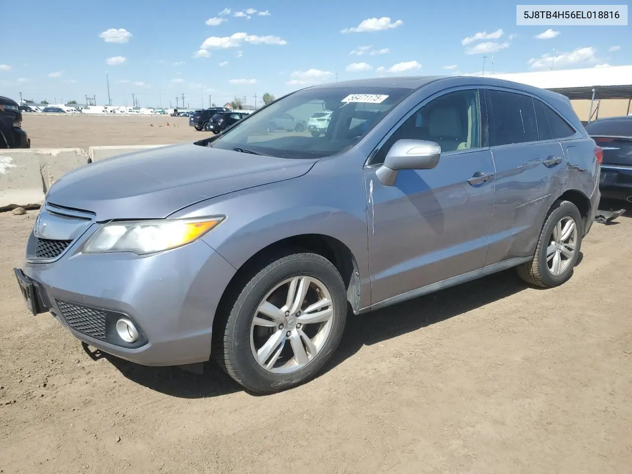 2014 Acura Rdx Technology VIN: 5J8TB4H56EL018816 Lot: 56471175
