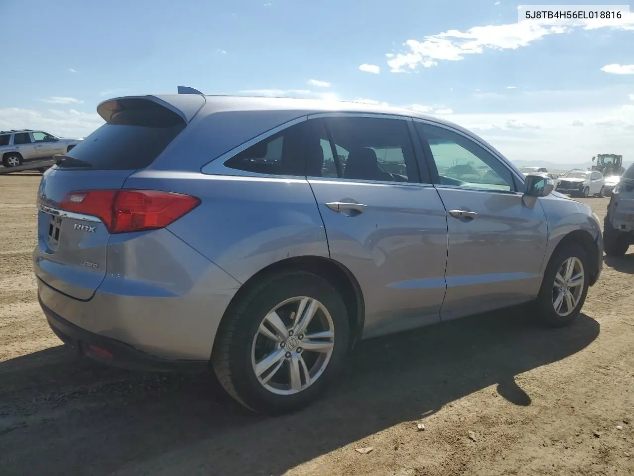 2014 Acura Rdx Technology VIN: 5J8TB4H56EL018816 Lot: 56471175