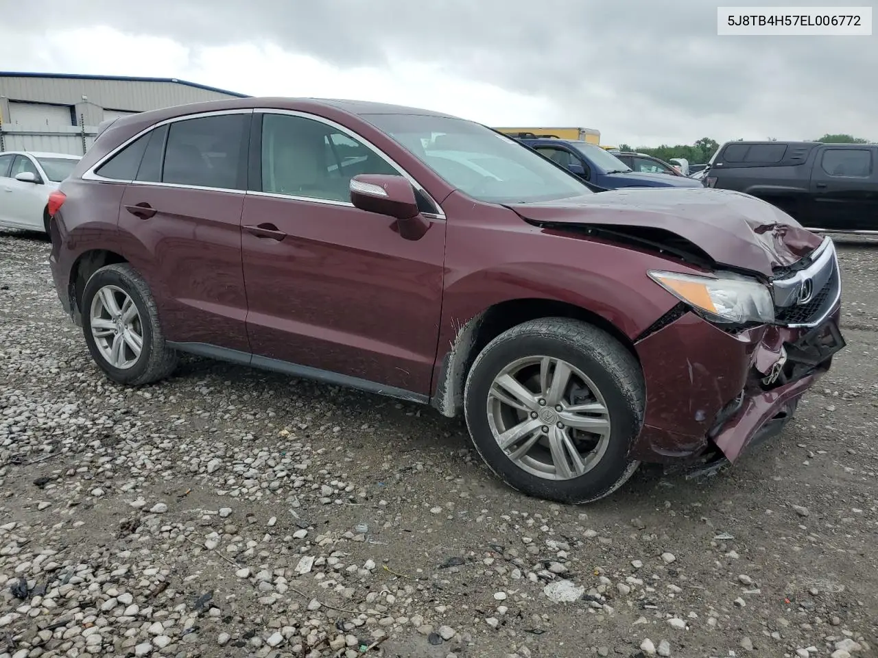 2014 Acura Rdx Technology VIN: 5J8TB4H57EL006772 Lot: 56536495