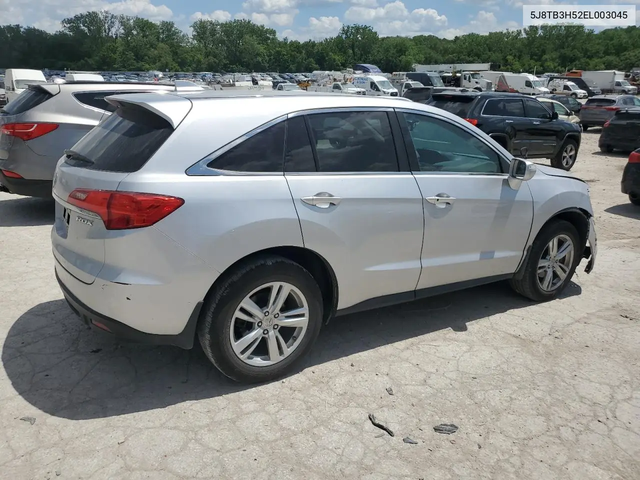 2014 Acura Rdx Technology VIN: 5J8TB3H52EL003045 Lot: 56901905