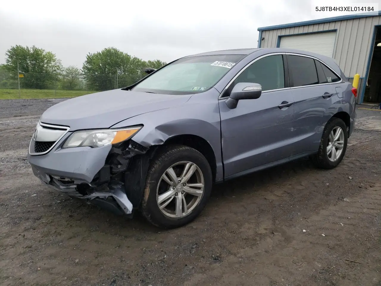 2014 Acura Rdx VIN: 5J8TB4H3XEL014184 Lot: 57018615