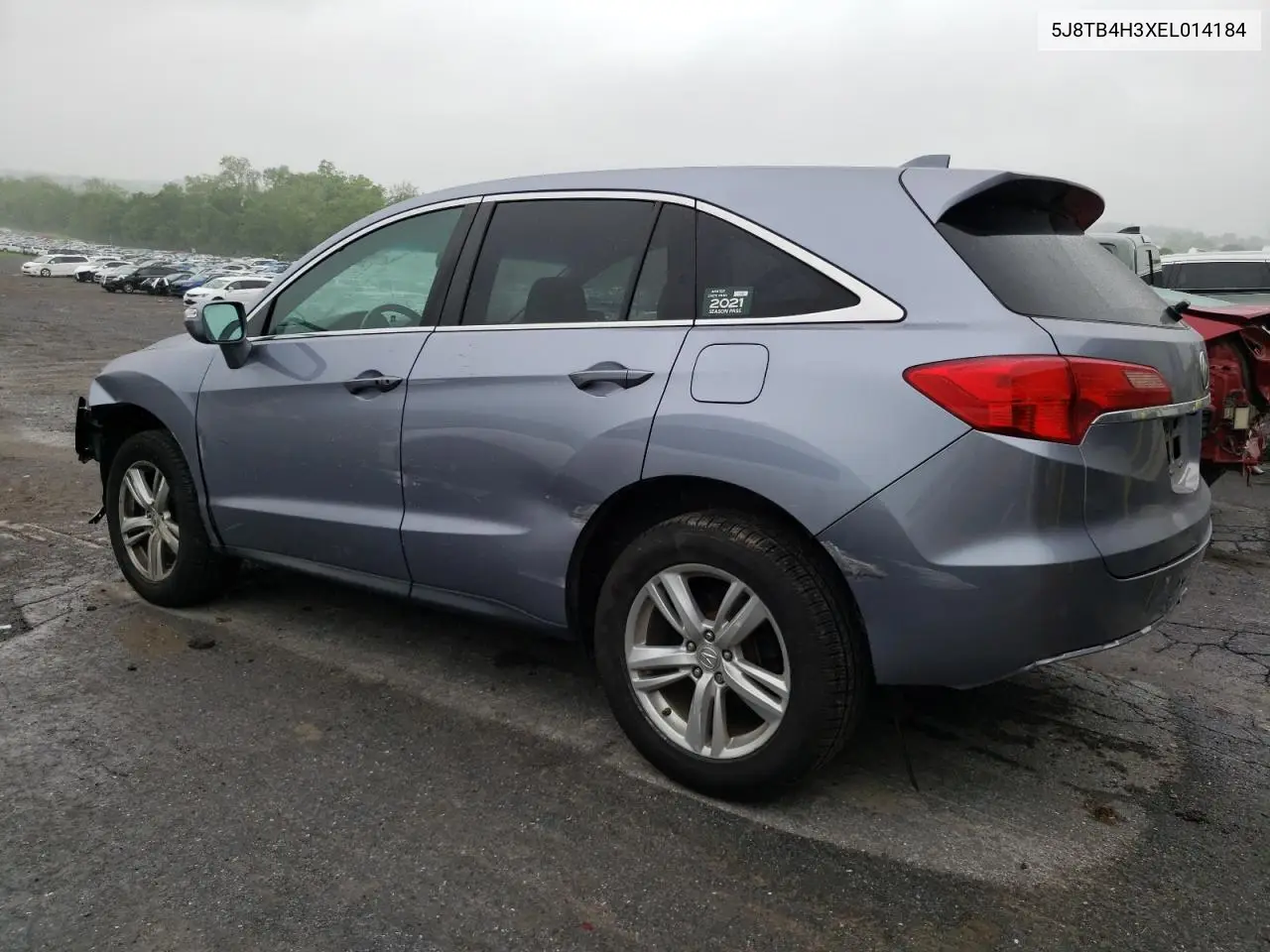 2014 Acura Rdx VIN: 5J8TB4H3XEL014184 Lot: 57018615