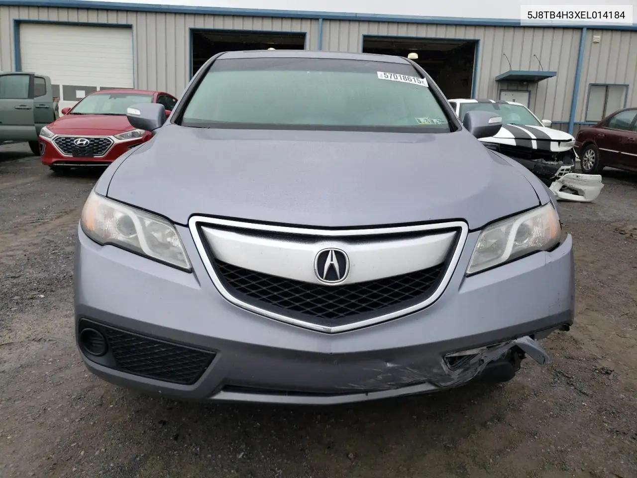 2014 Acura Rdx VIN: 5J8TB4H3XEL014184 Lot: 57018615