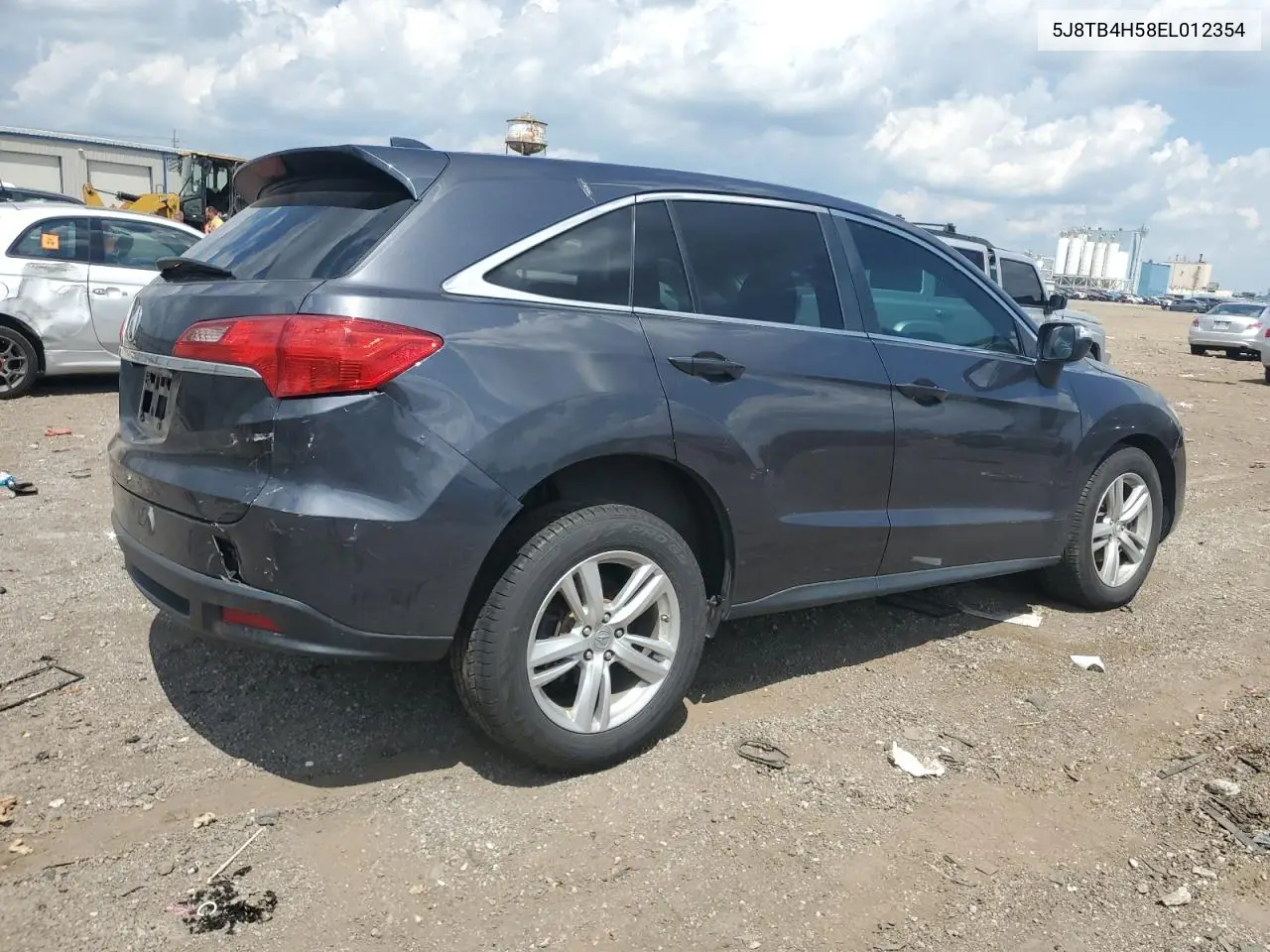 2014 Acura Rdx Technology VIN: 5J8TB4H58EL012354 Lot: 62712335