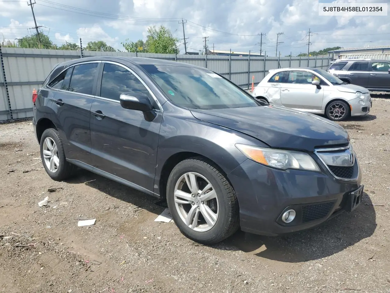 2014 Acura Rdx Technology VIN: 5J8TB4H58EL012354 Lot: 62712335