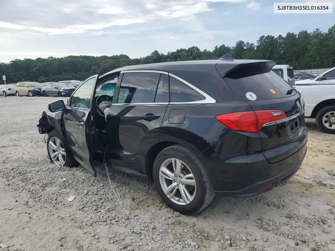 2014 Acura Rdx VIN: 5J8TB3H35EL016354 Lot: 62794045