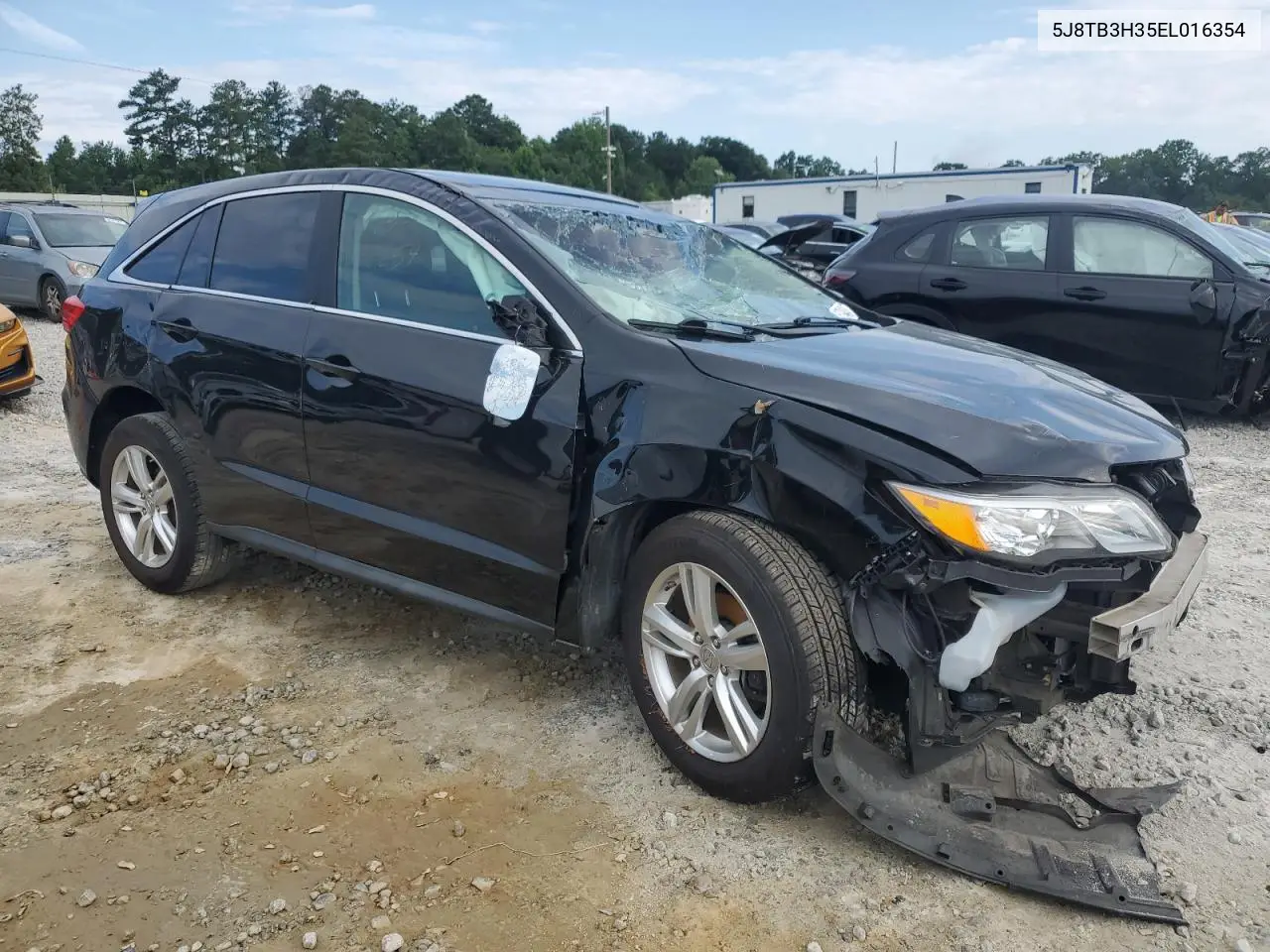 2014 Acura Rdx VIN: 5J8TB3H35EL016354 Lot: 62794045
