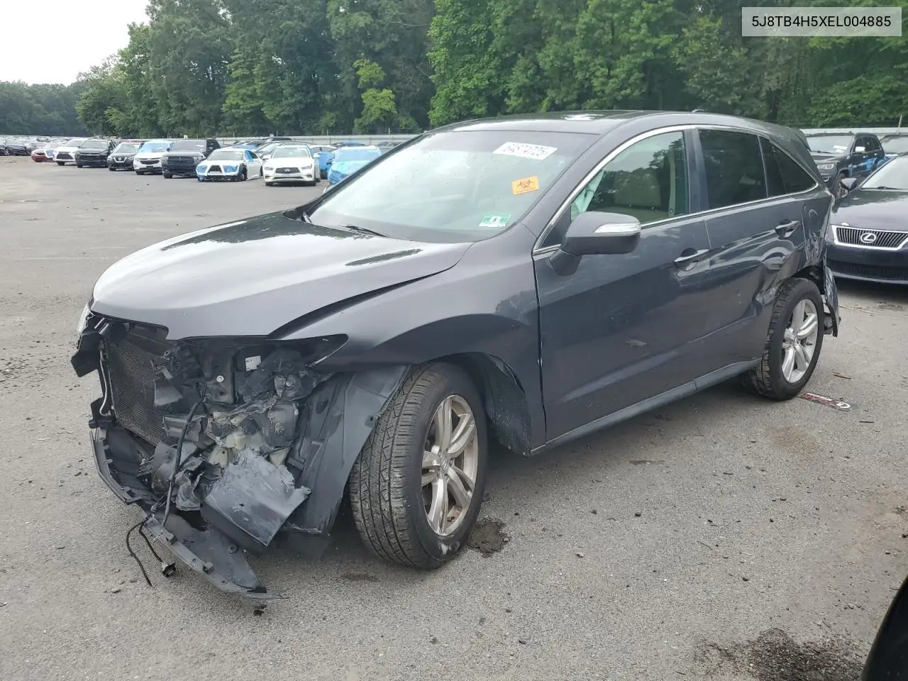 2014 Acura Rdx Technology VIN: 5J8TB4H5XEL004885 Lot: 64874725