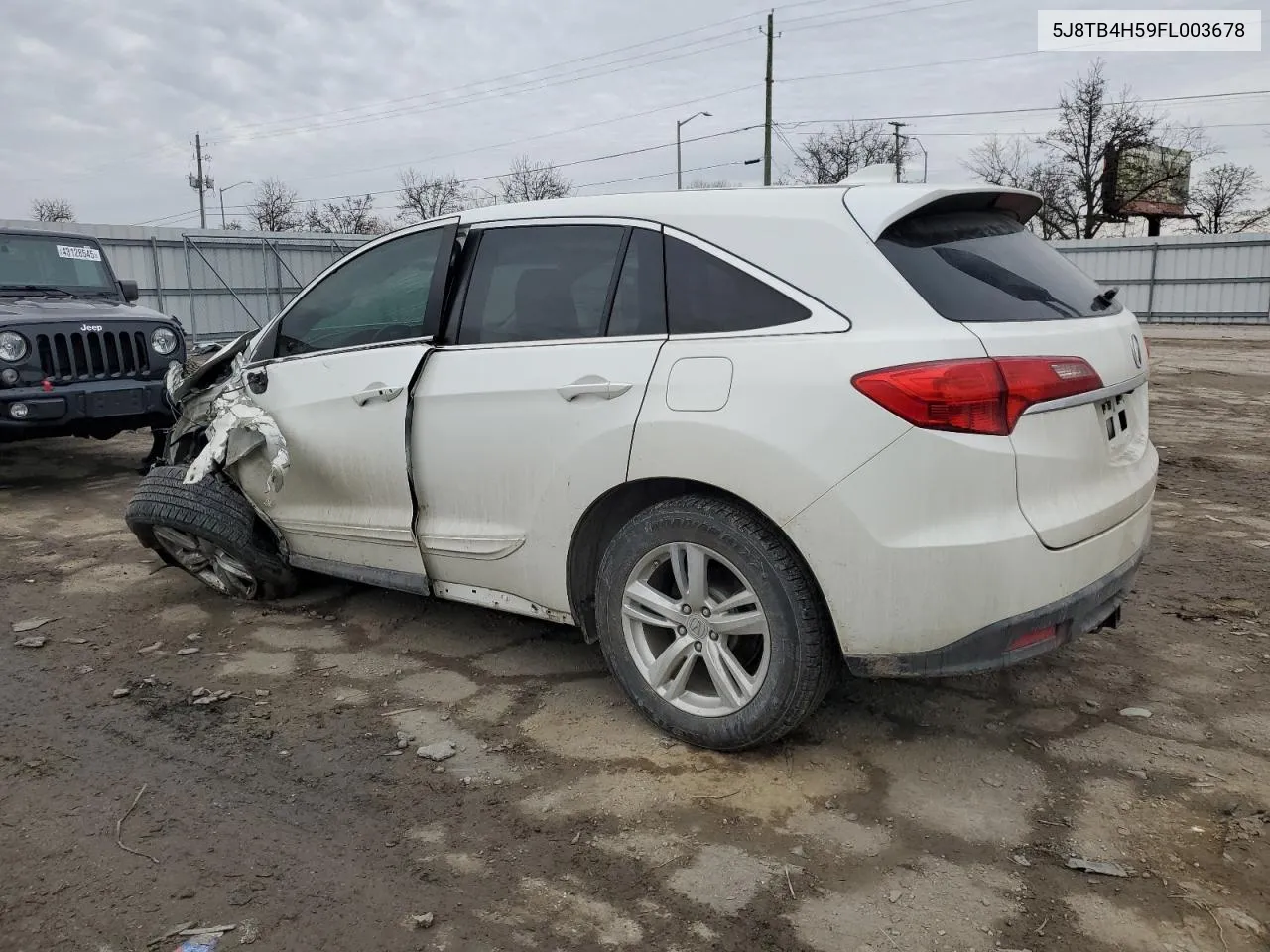 2015 Acura Rdx Technology VIN: 5J8TB4H59FL003678 Lot: 43432285