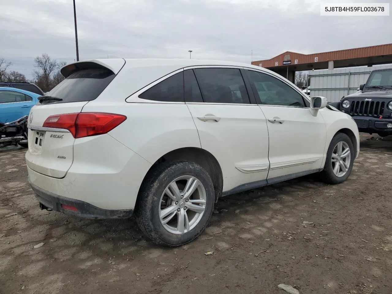 2015 Acura Rdx Technology VIN: 5J8TB4H59FL003678 Lot: 43432285