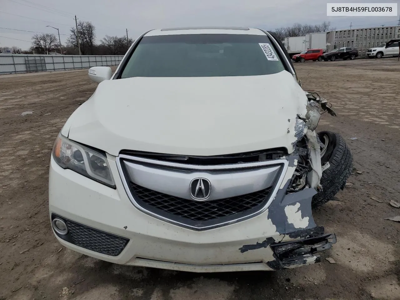 2015 Acura Rdx Technology VIN: 5J8TB4H59FL003678 Lot: 43432285