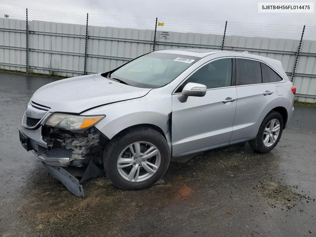 2015 Acura Rdx Technology VIN: 5J8TB4H56FL014475 Lot: 45890575