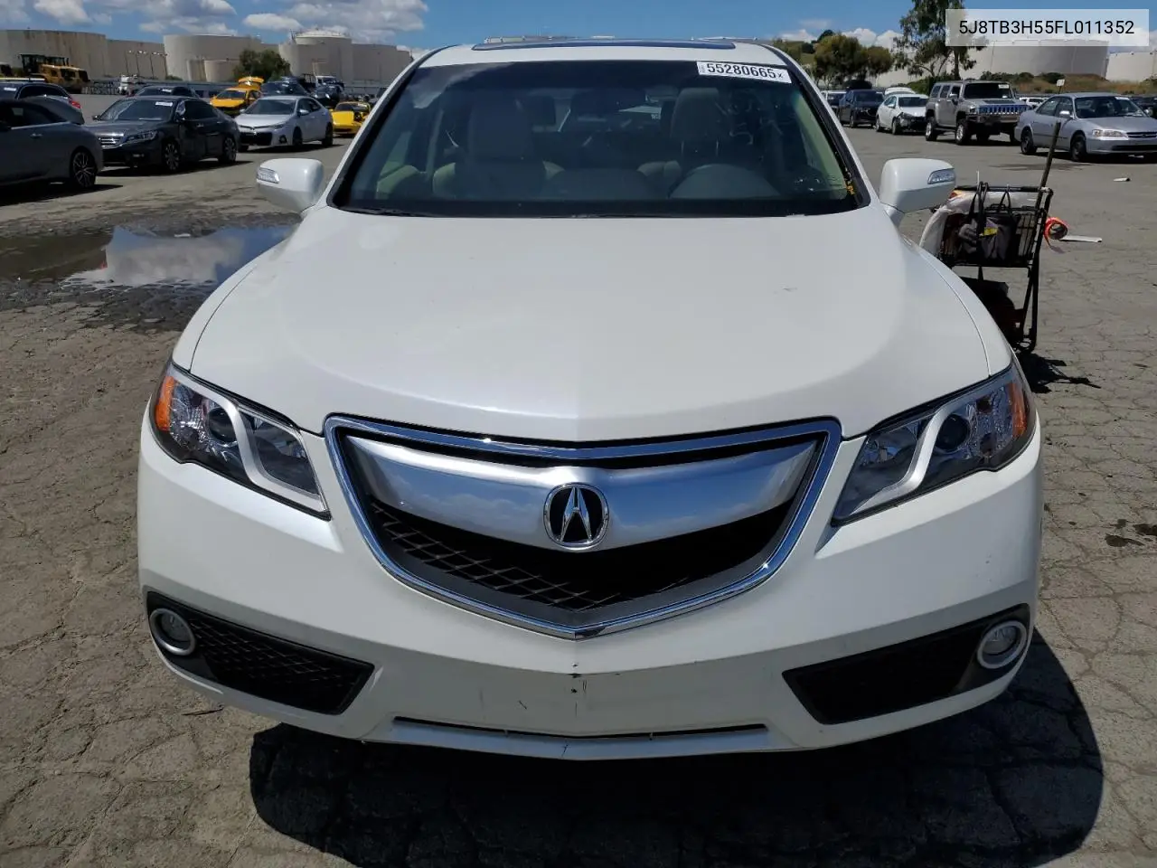 2015 Acura Rdx Technology VIN: 5J8TB3H55FL011352 Lot: 55280665