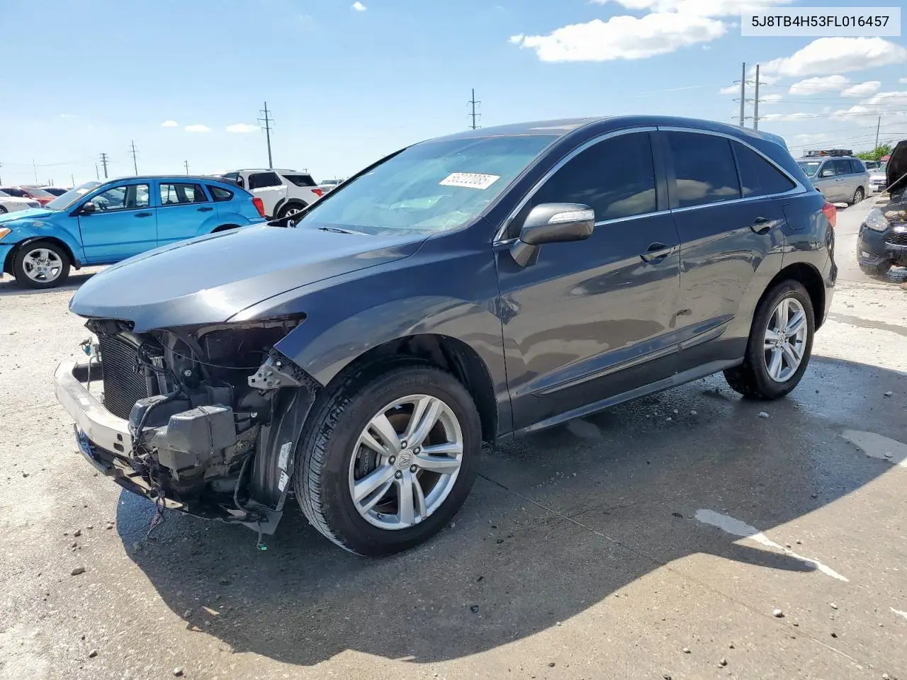 2015 Acura Rdx Technology VIN: 5J8TB4H53FL016457 Lot: 56222085