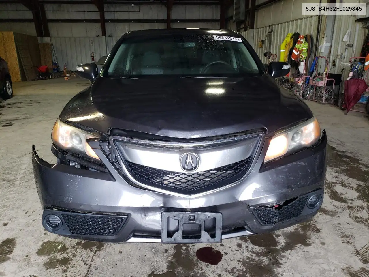 2015 Acura Rdx VIN: 5J8TB4H32FL029845 Lot: 56531815