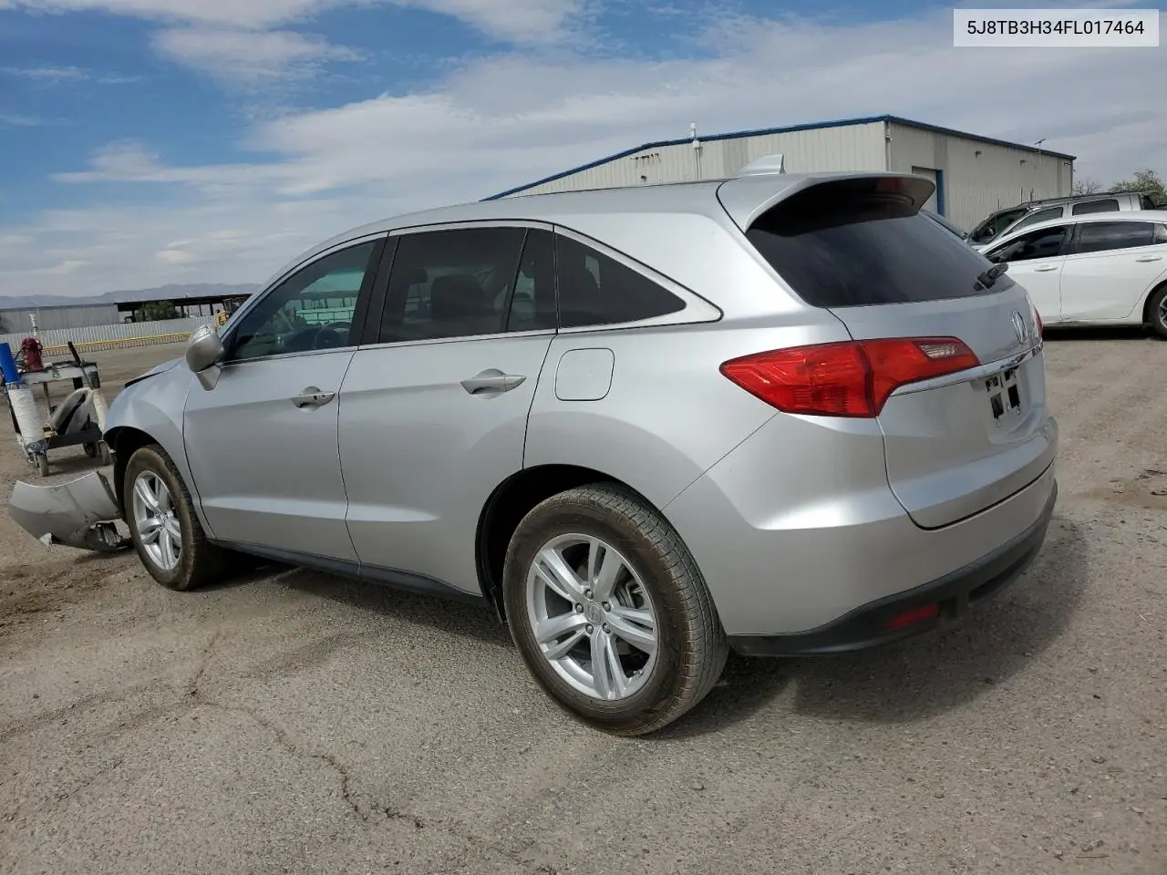 2015 Acura Rdx VIN: 5J8TB3H34FL017464 Lot: 56730495