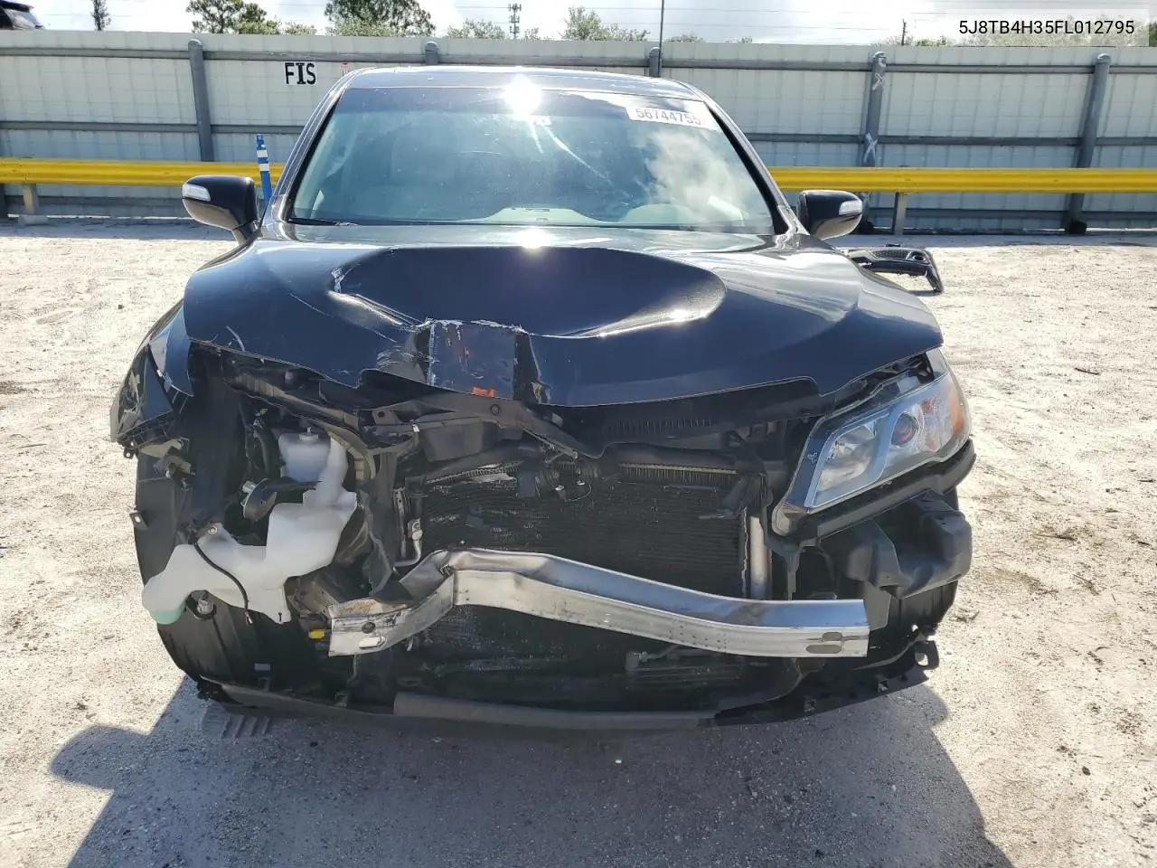 2015 Acura Rdx VIN: 5J8TB4H35FL012795 Lot: 56744755