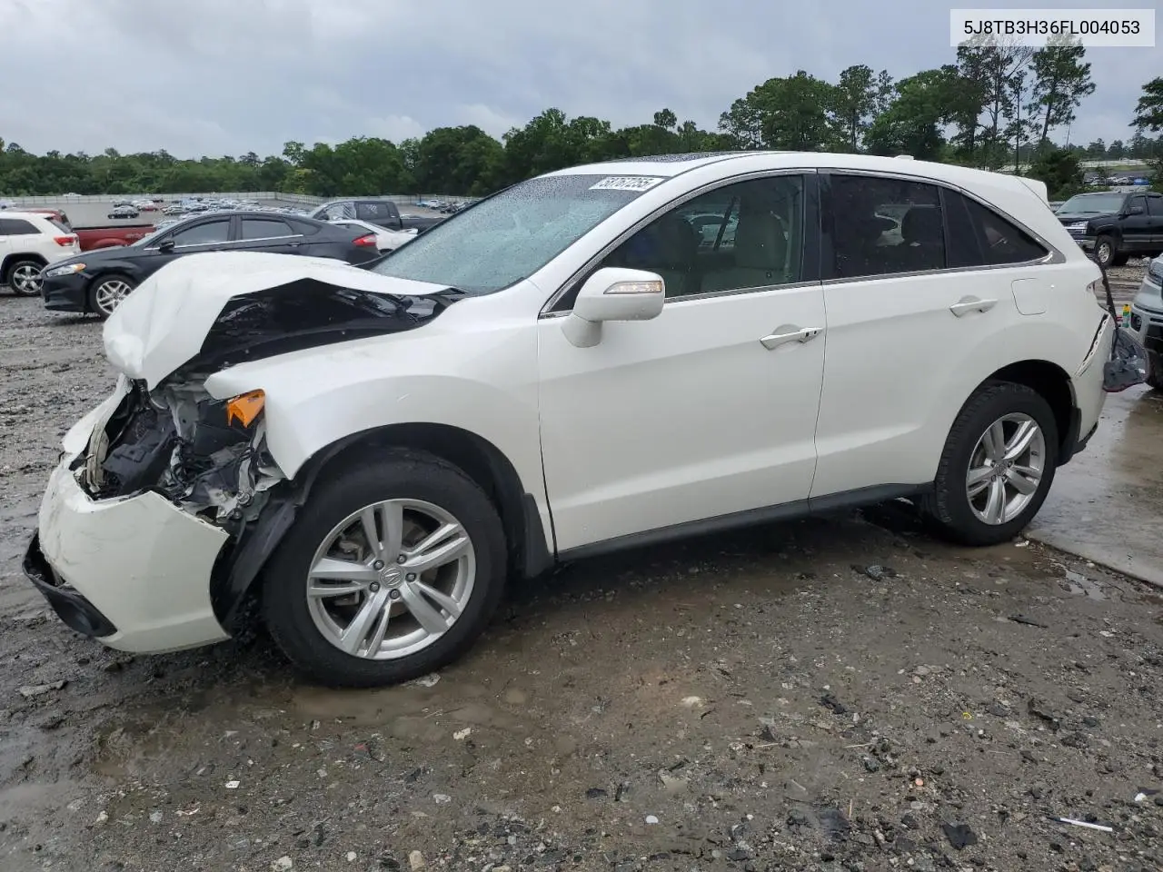 2015 Acura Rdx VIN: 5J8TB3H36FL004053 Lot: 58767255