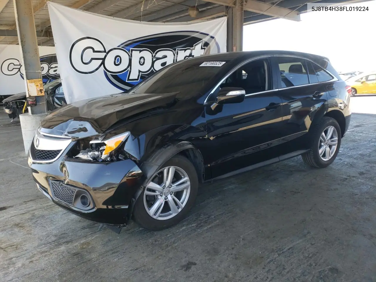 2015 Acura Rdx VIN: 5J8TB4H38FL019224 Lot: 60166525