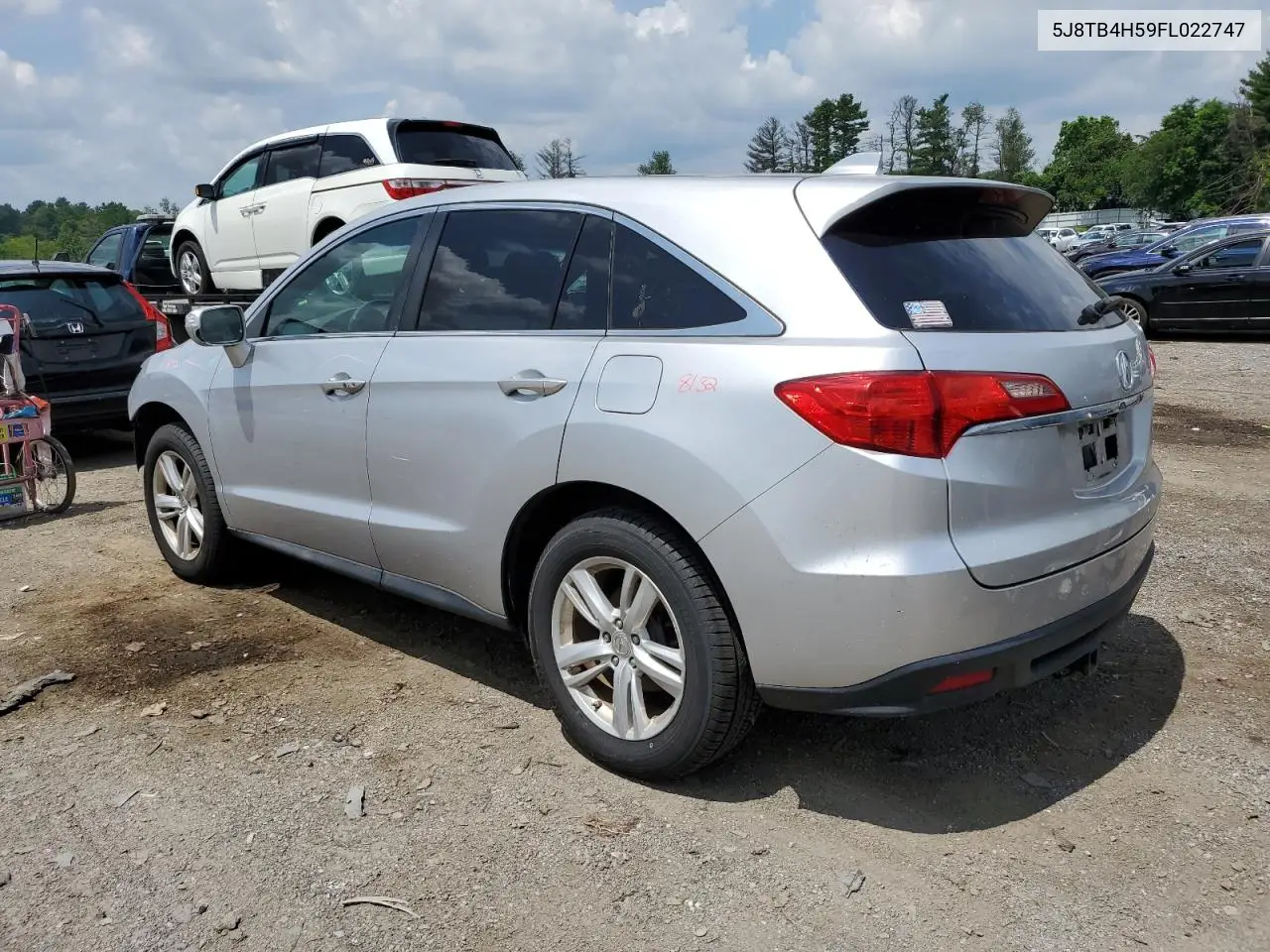 2015 Acura Rdx Technology VIN: 5J8TB4H59FL022747 Lot: 61266005