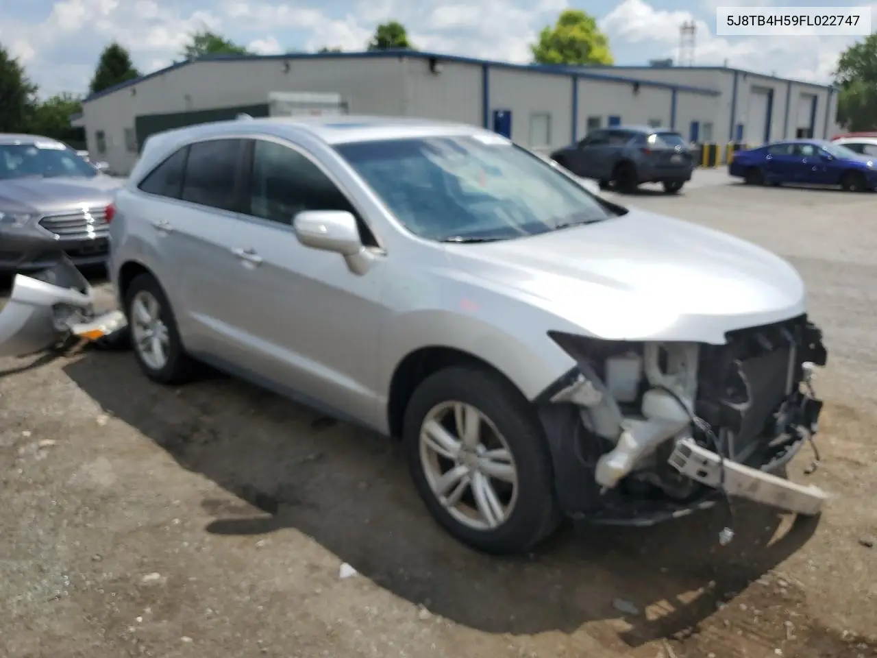 2015 Acura Rdx Technology VIN: 5J8TB4H59FL022747 Lot: 61266005