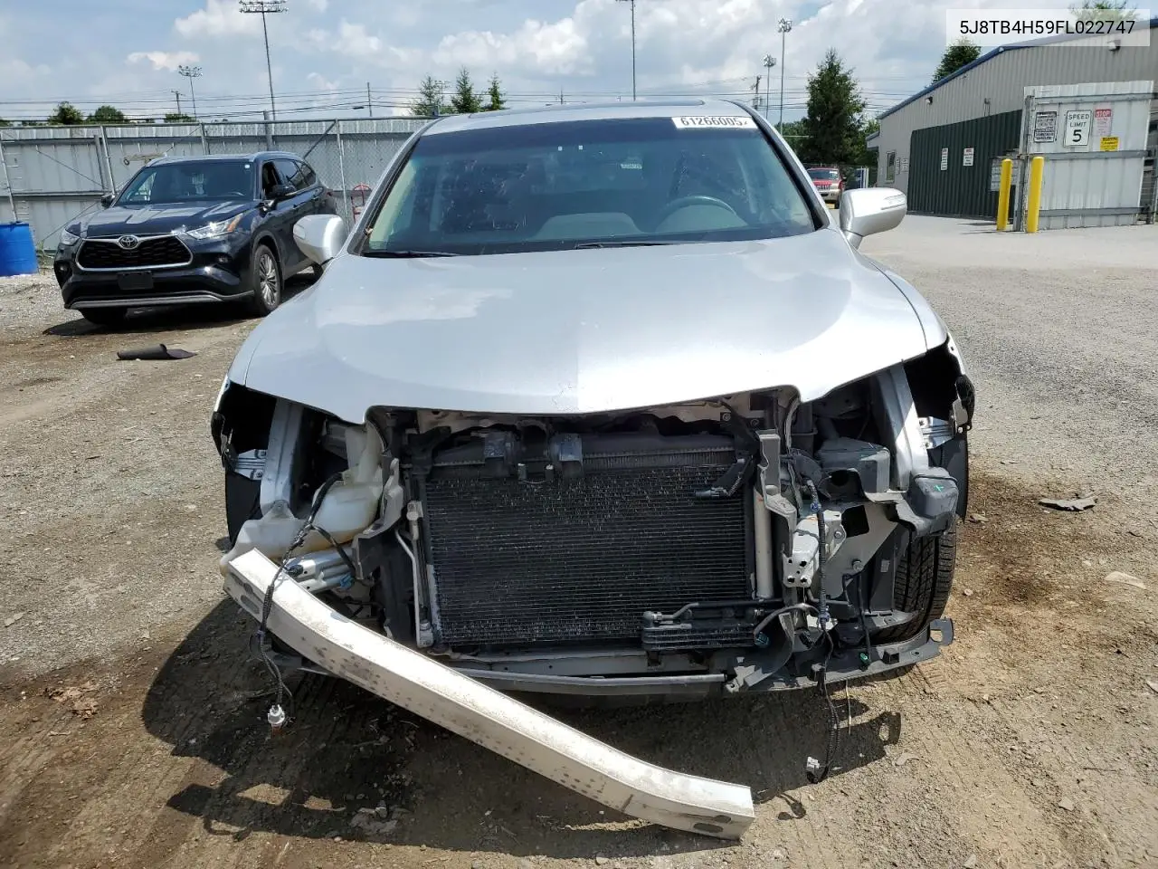 2015 Acura Rdx Technology VIN: 5J8TB4H59FL022747 Lot: 61266005