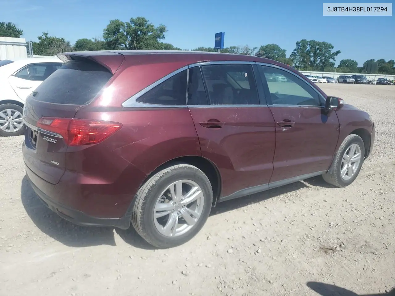 2015 Acura Rdx VIN: 5J8TB4H38FL017294 Lot: 61527255