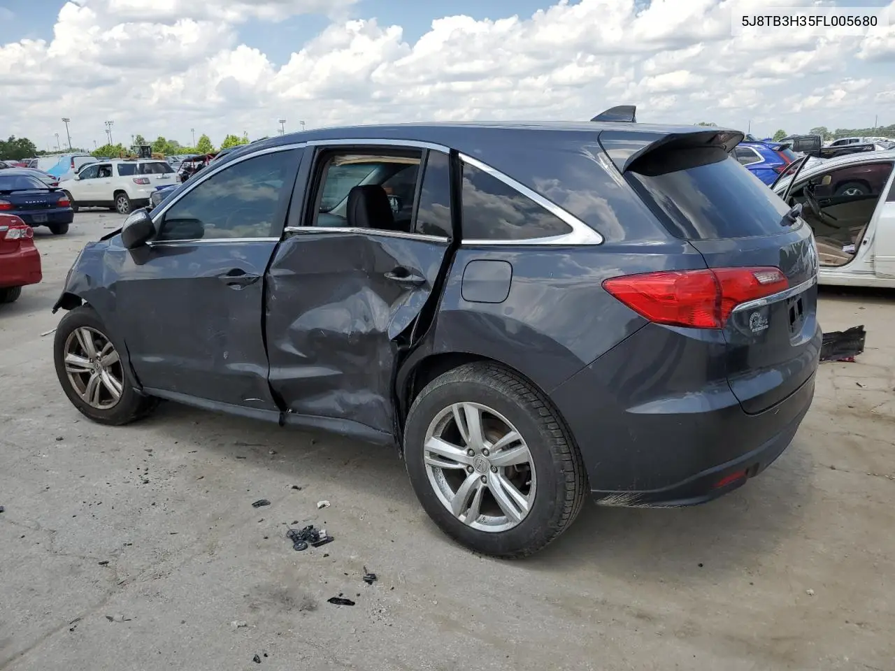 2015 Acura Rdx VIN: 5J8TB3H35FL005680 Lot: 62157495