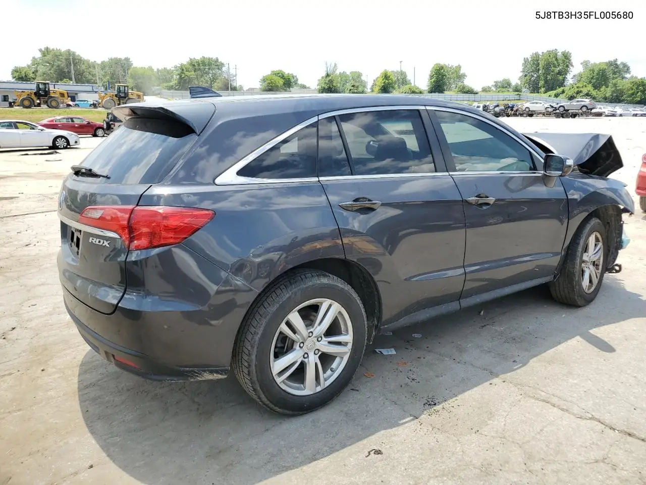 2015 Acura Rdx VIN: 5J8TB3H35FL005680 Lot: 62157495
